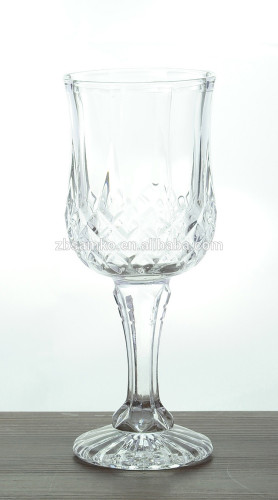 single wall glass goblet cup wholesale