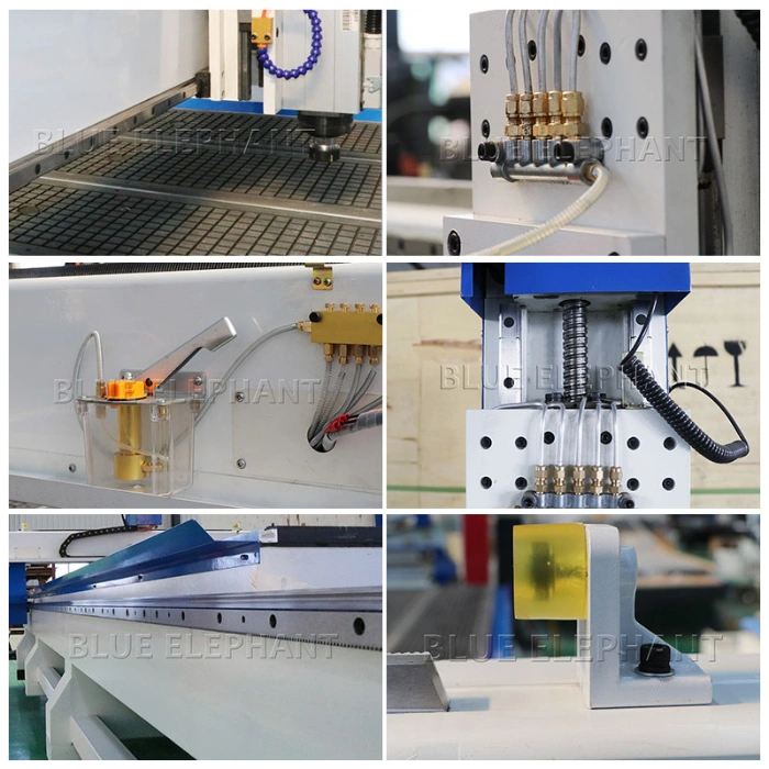 1550 CNC Engraving Cutting Machine Wood Milling CNC Router Customized 4.5kw Spindle