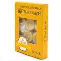 Customizable 100 % Organic Beeswax Tea Light Candles