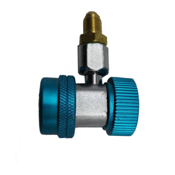 Adjustable brass refrigeration quick coupler connector