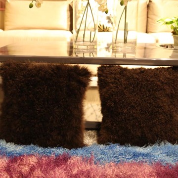 China Made lambskin fur cushions cushion