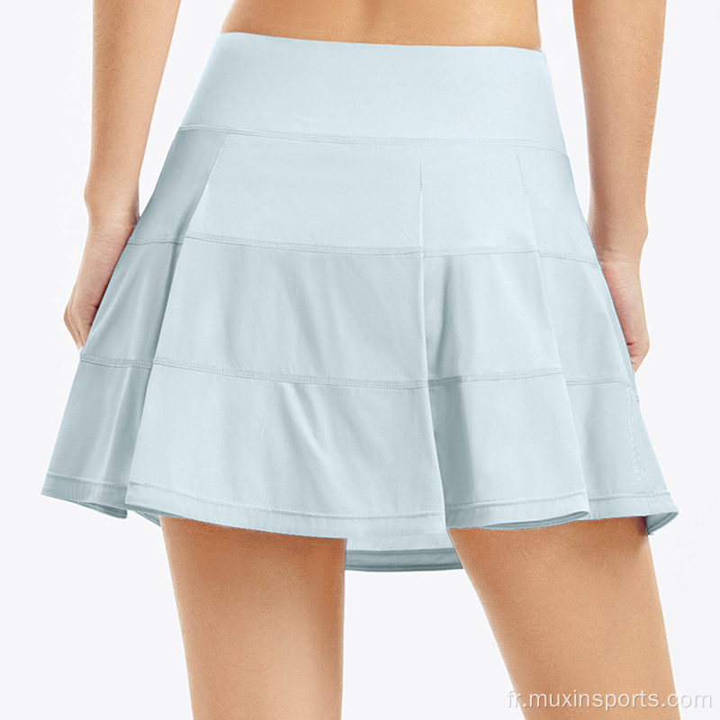 Vêtements de golf pour femmes jupes de tennis plissées