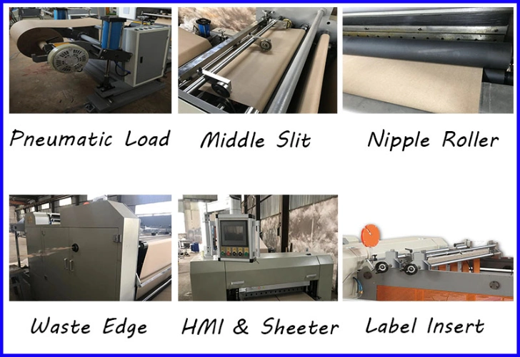 Shaftless Rotary Kraft Paper Automatic Sheeting Machine