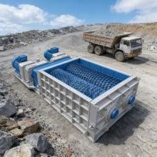 Double Roll Crusher for Efficient Material Reduction