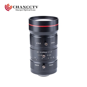 C Mount 1/1.8\" 10-40mm F1.4 Varifocal CCTV Lens