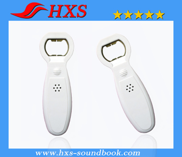 China Export Promotional Gift Plastic Music Bottle Opener