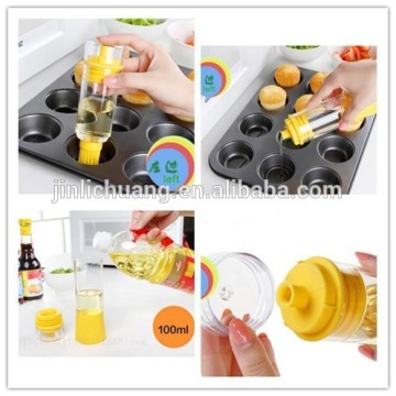 China Supplier Silicone Oil Brush Bottle/Oil Bottle with Silicone Brush/Silicone Oil Brush Bottle