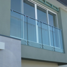 Low Cost Standoff Glass Railing Systems for Balcony Patch Fitting Glass Balustrade