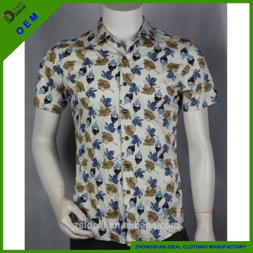 Men's silk/cotton fashion shirts