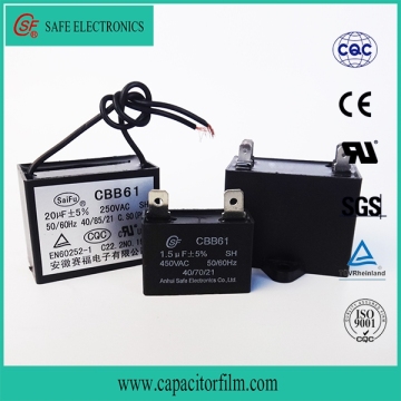 high quality  cbb61 sh capacitor  air conditioner