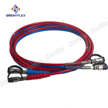 Rubber abrasion resistance testing hose