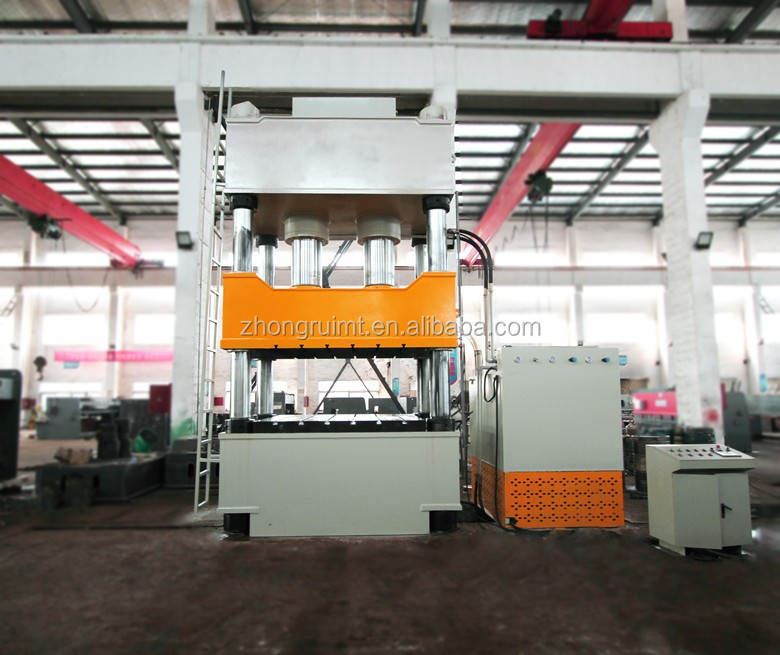 YTD32-400T hydraulic powder compacting press with four pillar /post , double action deep drawing machine for metal sheet