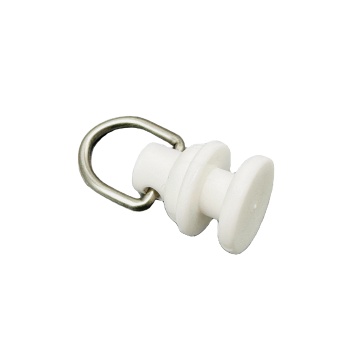 Plastic Silent Rolling Curtain Track Glider for Old-S Track