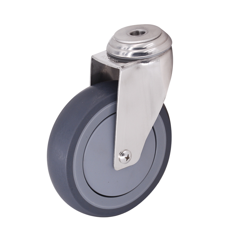 Bolt Hole 5 Inch Tpr Caster