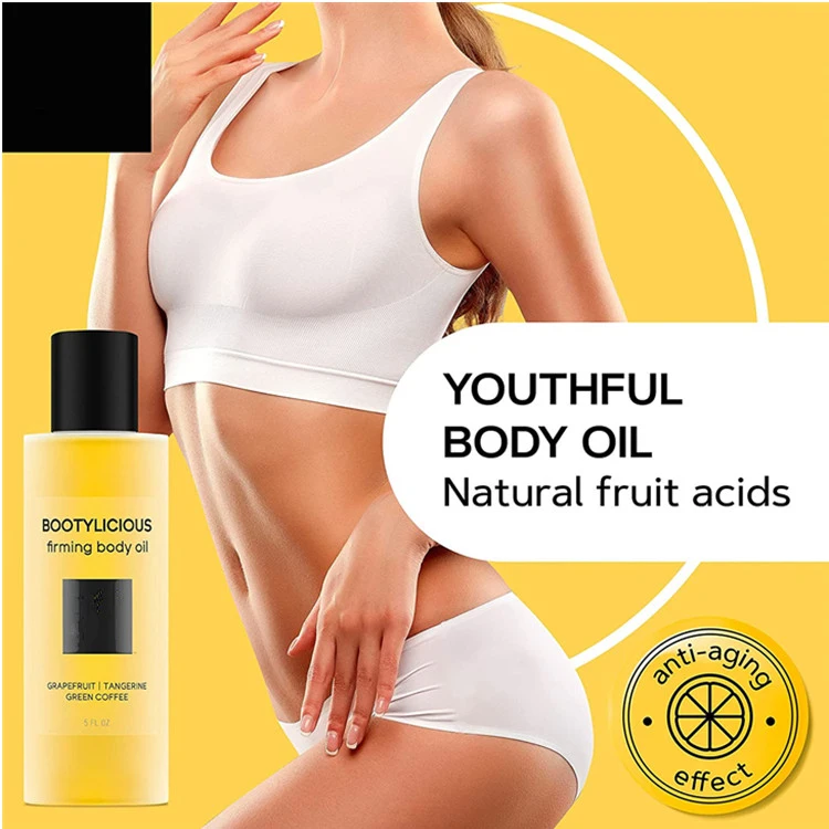 OEM Natural Firming Body Oil Skin Tightening Anti Cellulite Oil