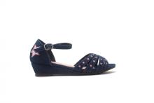 Small Peep Toe Wedge Girls Shoes