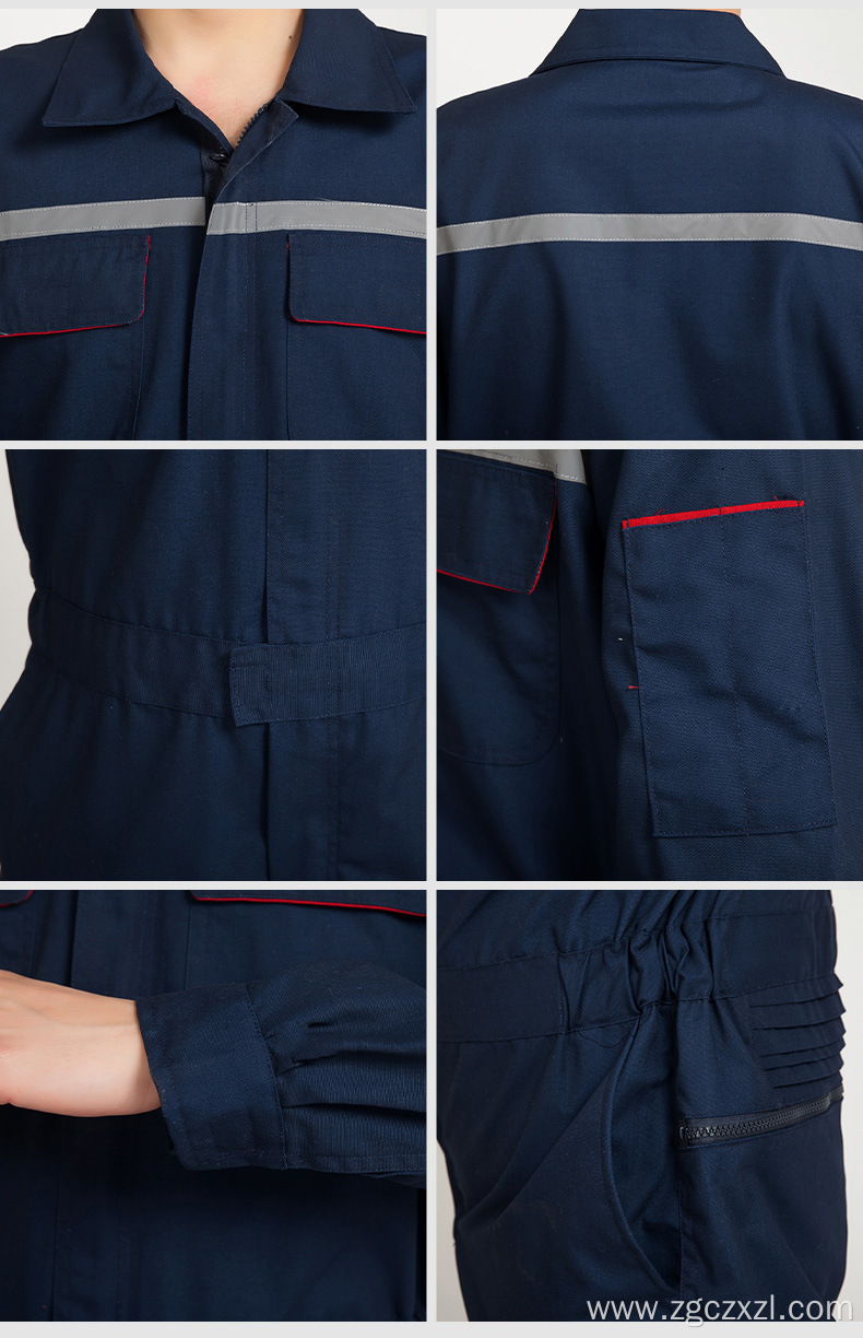 Auto mechanic one-piece wear-resistant work clothes