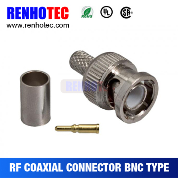 BNC crimp type connector