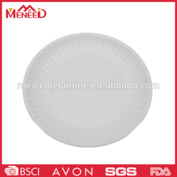 White colour restaurant use china supplier elegant china plates