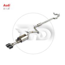 HMD Stainless Steel Exhaust Catback For Audi A1 EA111 EA211 1.4T 2011-2018 With Muffler Valves Performance Exhaust Pipes
