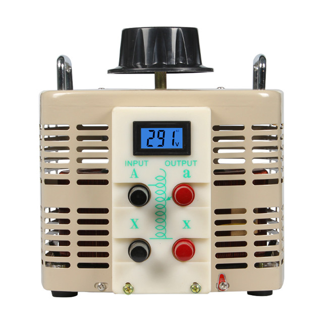 self-cooled adjustable contact power variac 230v/220v transformer /manual voltage regulator