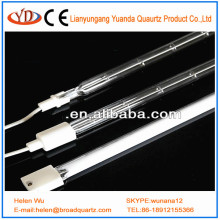 IR quartz heating lamps for infrared electric heater elements