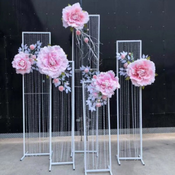 Large Peony Flower Wedding Stage Backdrop Props