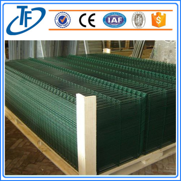 Square post dirakit Welded melengkung wire mesh pagar