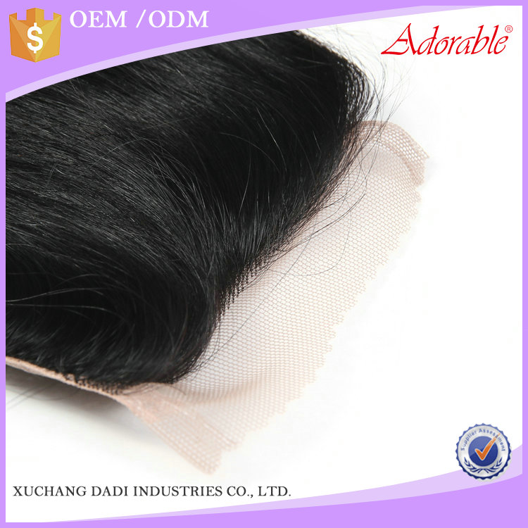 Factory Price Hot Sale peruvian body wave human hair weaving with 4*4 lace closure