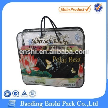 Alibaba china plastic blanket bag