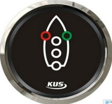 52mm navigation indicator 5LED for boat yacht equipment