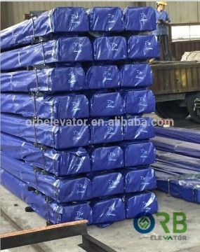 Elevator guide rail, Cold drawn Guide Rail,Machined Guide Rail