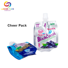 Custom Laminated Plastic Liquid Packaging Spout Pouch Bag