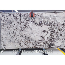 Everest White Cristal Granite Kitchen Top and Interior Decorating