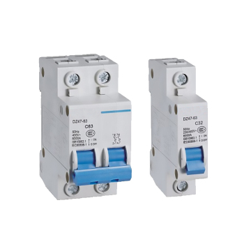 Mcb Miniature Circuit Breakers Wenzhou Dz47 C63 Price List
