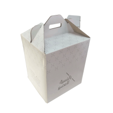 White Gift Cake Packaging Corrugated Box