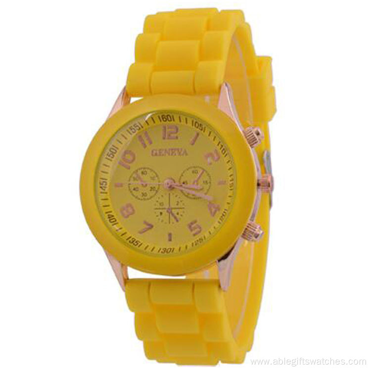 Silicone Fashion Children`s Intelligent waterproof Watch