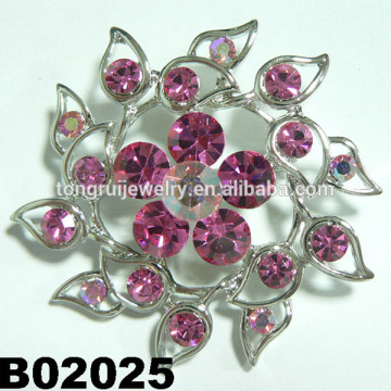 Wedding bridal bouquet flower crystal brooches pins