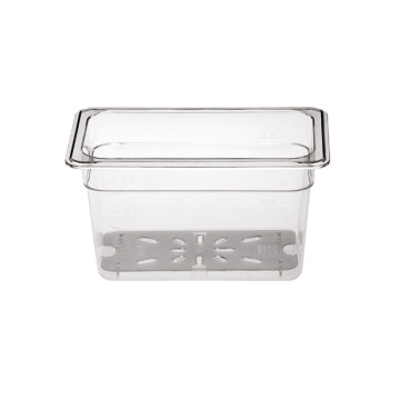 Polycarbonate Gastronorm Container H15cm 1/4 Size PC GN Pan