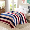 100% Polyester two Side Flannel Printed blanket wholesale