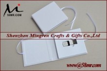 Wedding Leather USB Case Cover Folio Box album Holder