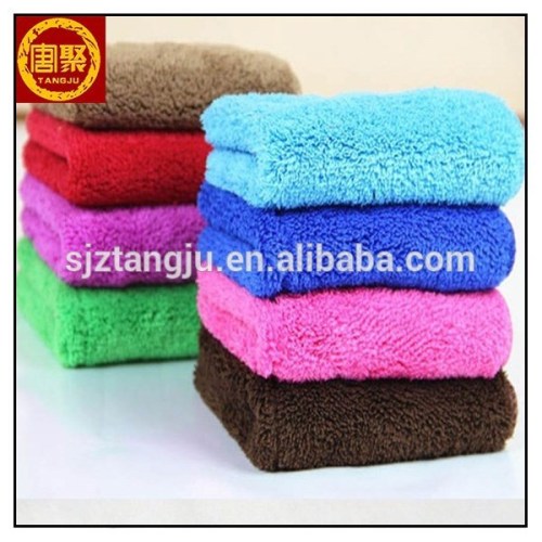 micro fiber coral fleece wiping rags towel