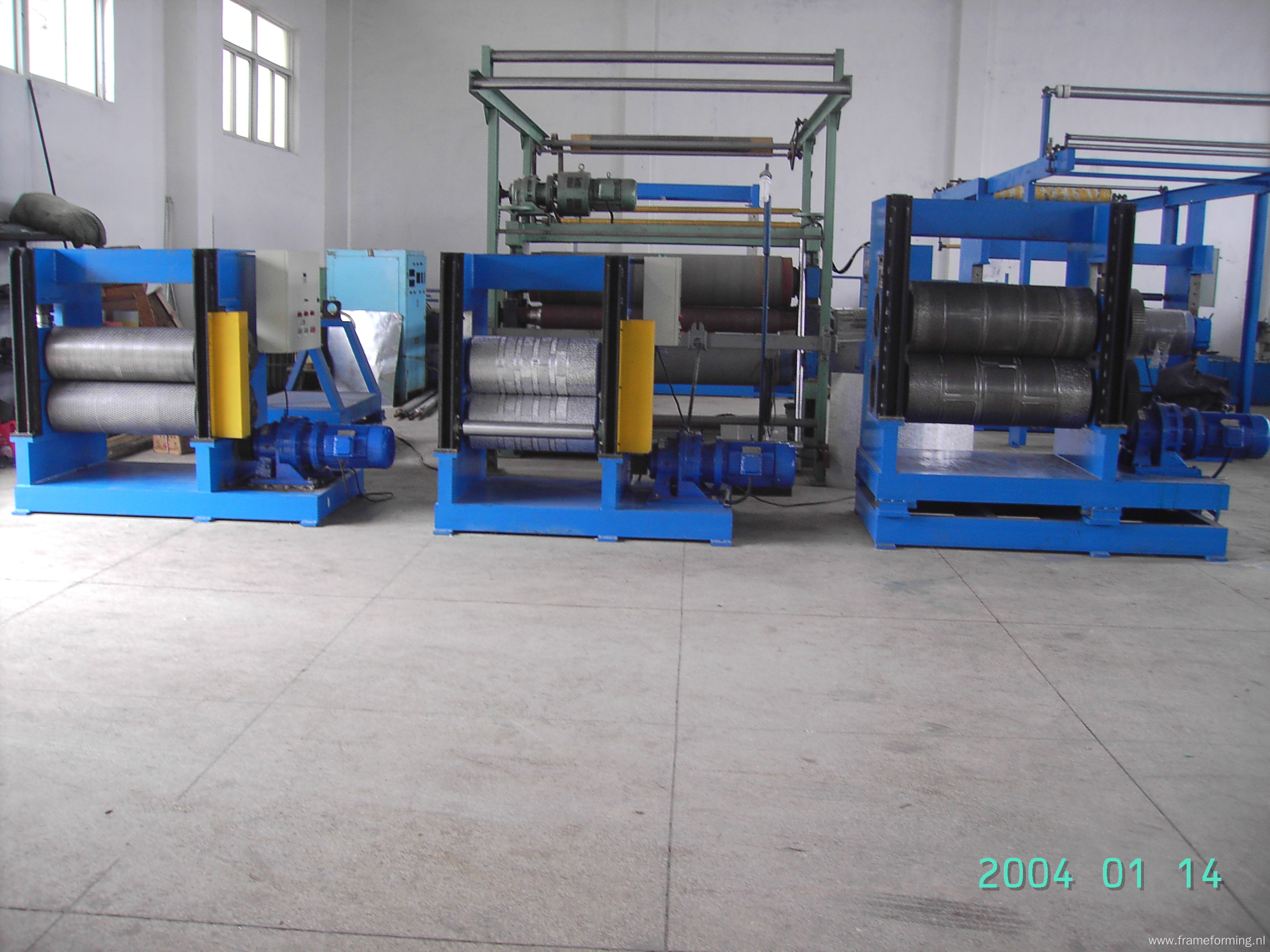 colored steel metal coils embossing machine
