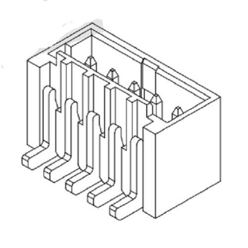 1.50mm ملعب 180 ° Wafer-SMT AW1502V-S-XP