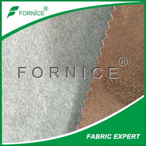 China manufacturer bonded shoe suede fabric textile