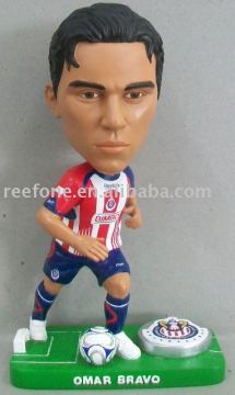 European football bobblehead