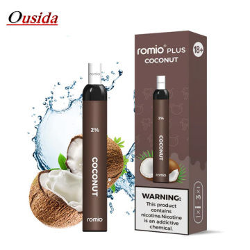 Romio Plus Piña de lápiz de vape desechable 500 bocanadas