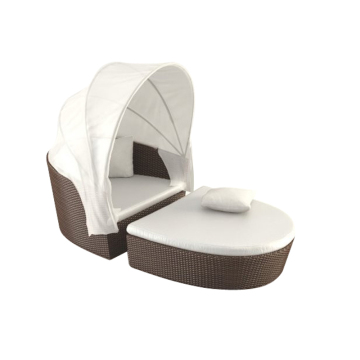 Bali Resort Rattan Outdoor Daybed with Cover