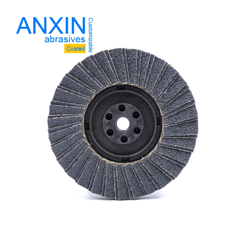 Flap Disc with M10 Fiberglass Backing in Single or Double Fitted Flaps Pattern