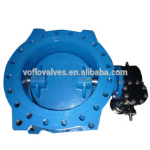 Double Flanged Double Eccentric Butterfly Valve with Gear box